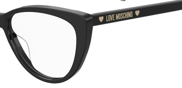 Premium Women Moschino Love Eyeglasses: MOL539 - Black - SpecSMART Eye Clinic (Zoom View)
